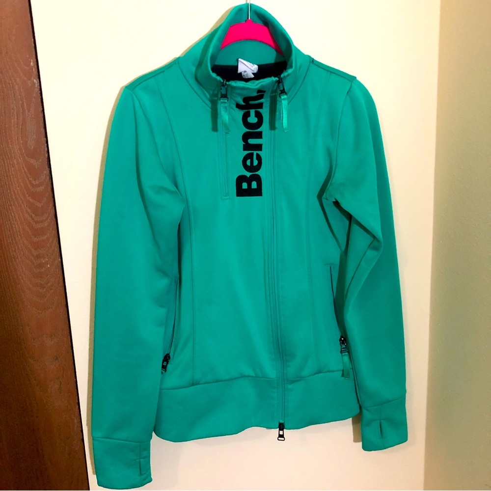 Teal Bench zip up light jacket